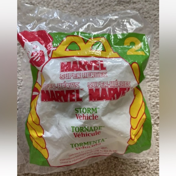 McDonald’s Marvel Superheroes Spiderman & Storm Happy Meal Toy 1996 - Picture 3 of 6